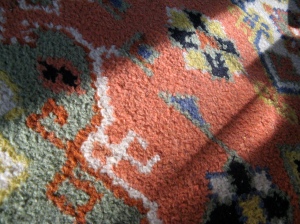 moment in time- my floor (meditation rug) soft light